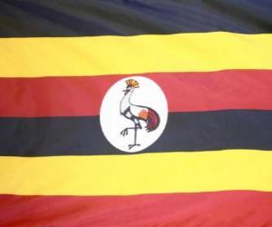 yapboz Uganda bayrağı